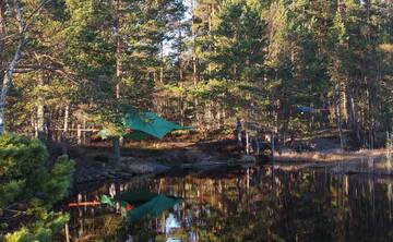 Фото номера Шатер Люкс-шатры Skytent Ecocamp Taalintehdas Dalsbruk г. Taalintehdas 12