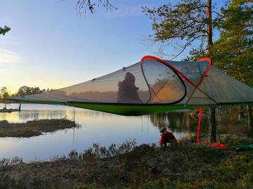 Фото номера Шатер Люкс-шатры Skytent Ecocamp Taalintehdas Dalsbruk г. Taalintehdas 14