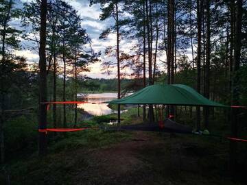 Фото номера Шатер Люкс-шатры Skytent Ecocamp Taalintehdas Dalsbruk г. Taalintehdas 25